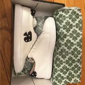 Kate Spade Sleek Sneakers with Polka Dot Emblem